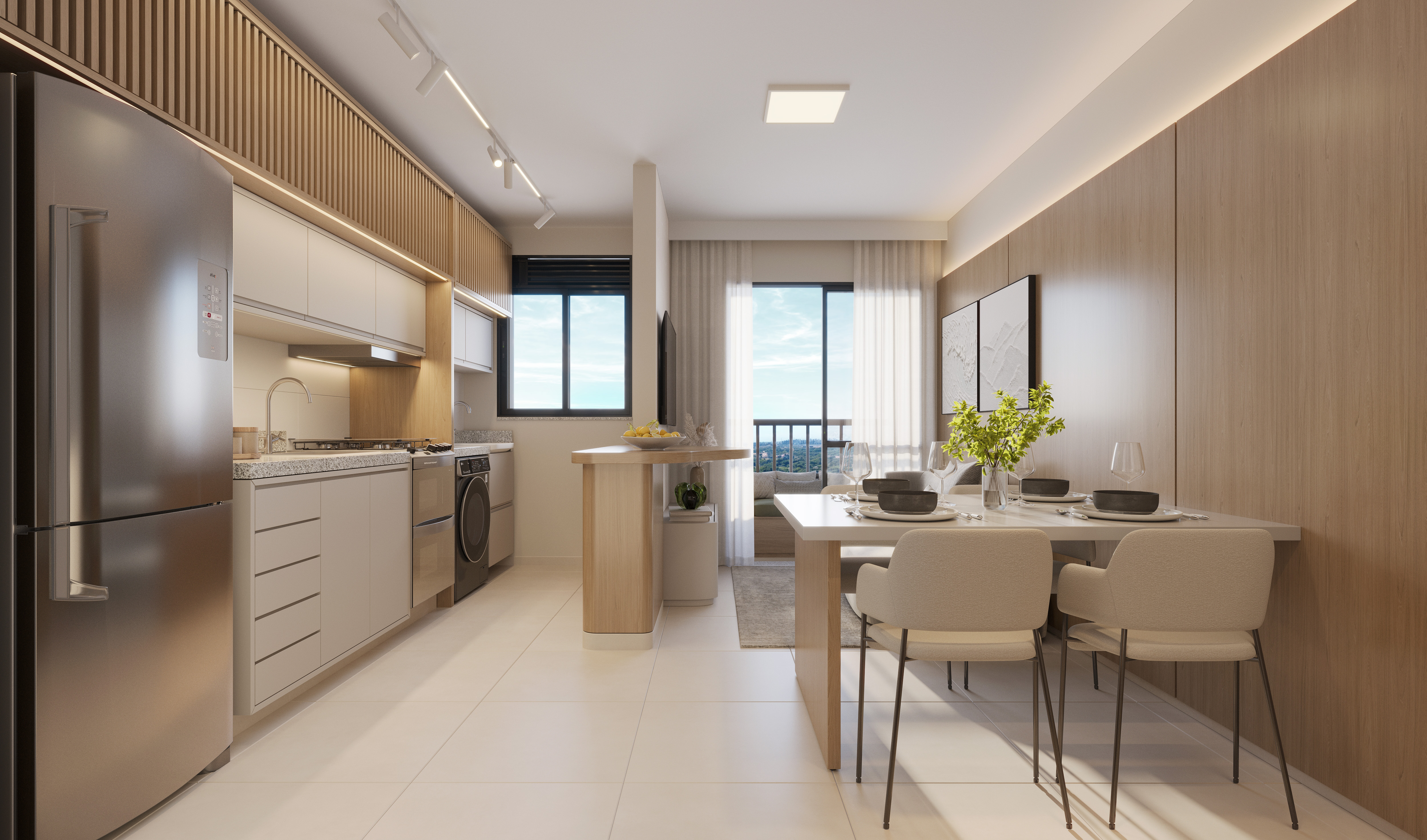 Apartamento decorado